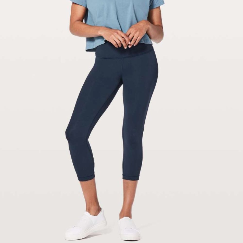 Lululemon Wunder Under High-Rise Crop Legging 21" *Luxtreme True Navy - 2